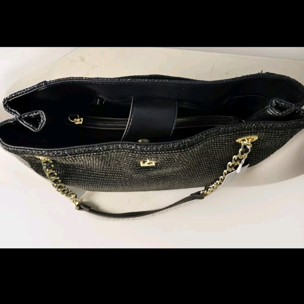 Liz Claiborne Black City Tote Shoulder Bag NWT - Picture 7 of 9